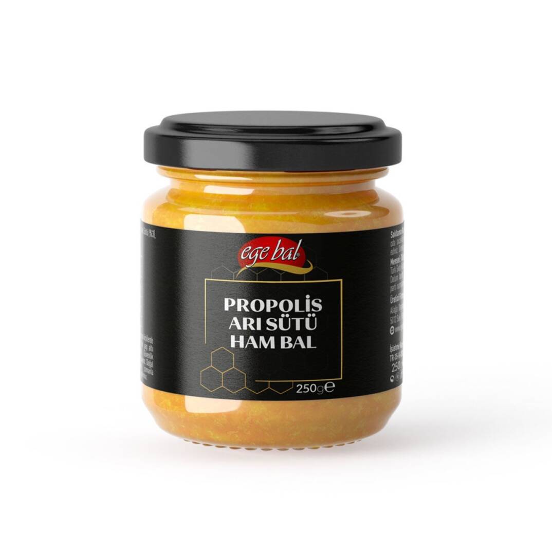 Ege Bal Propolis Arı Sütü Ham Bal 250g - 1